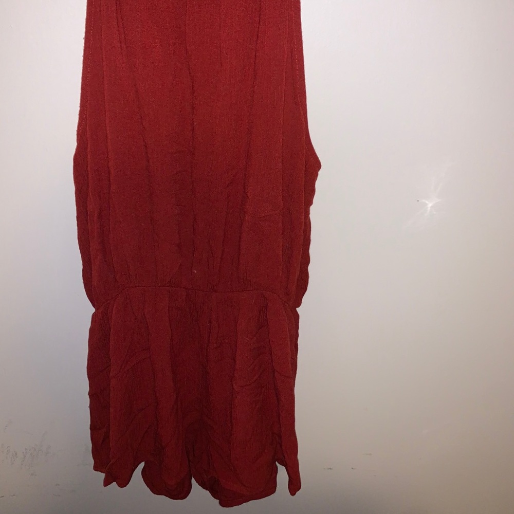 Red romper